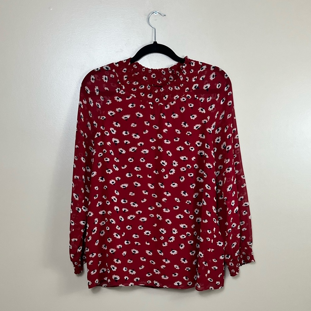 Madewell Floral Top